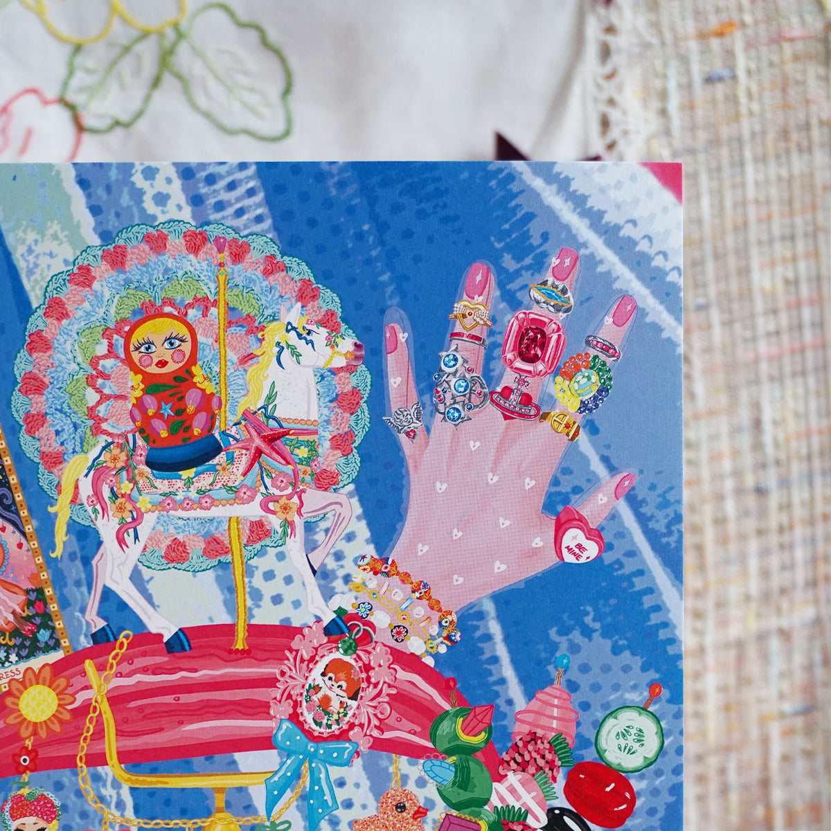Kitschy Trinkets A4 Print