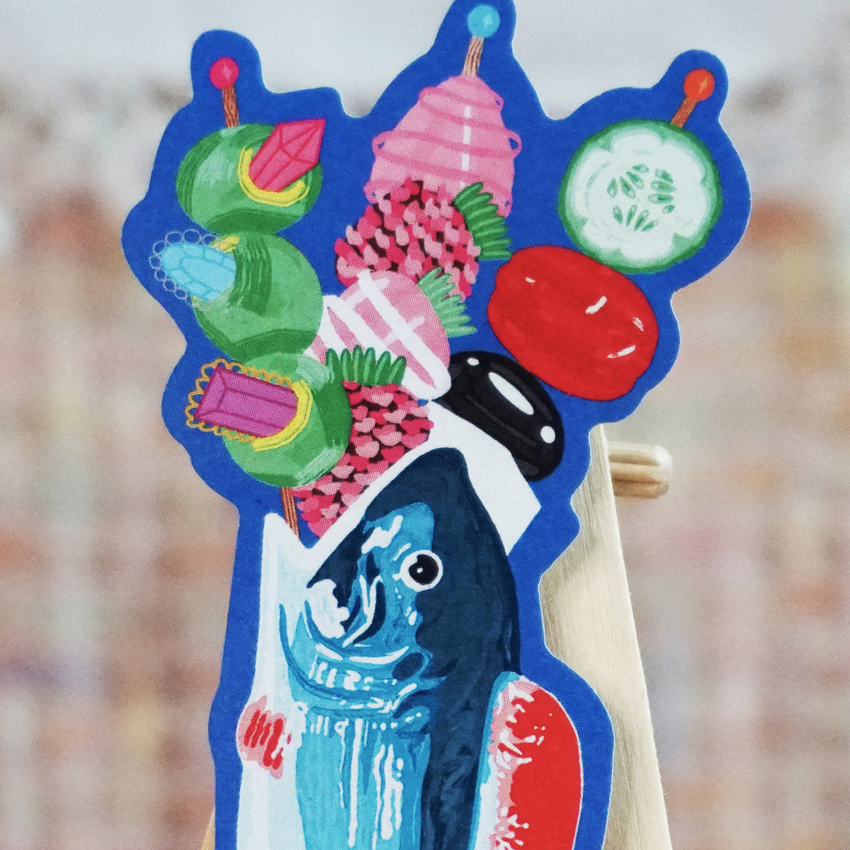 Fish Cocktail Sticker