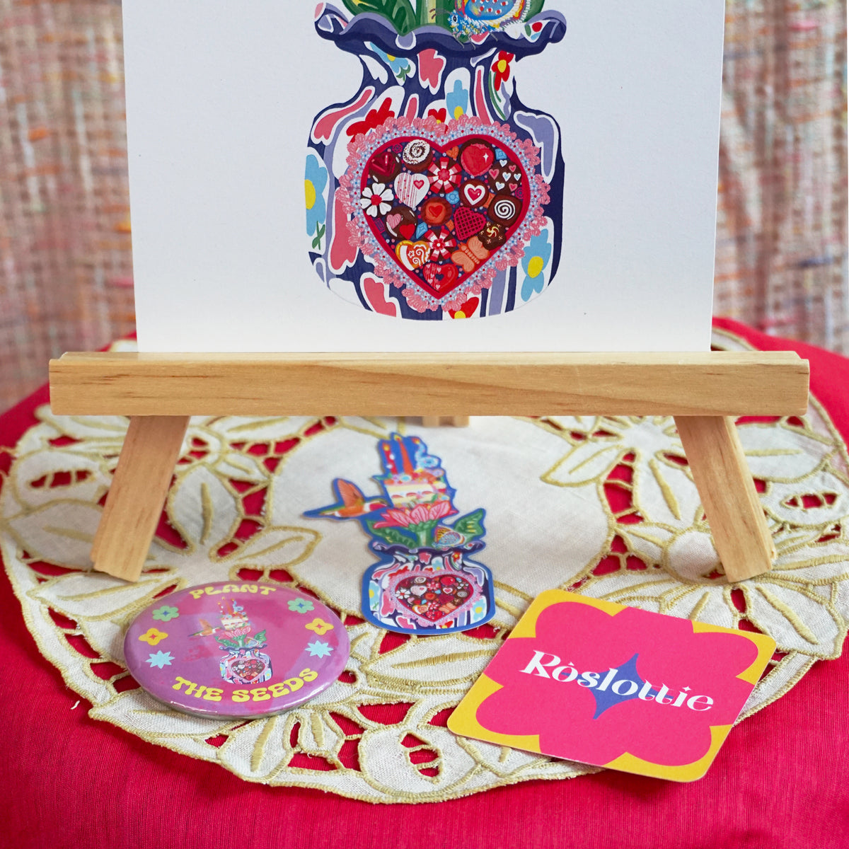 Cake Flower A5 Print
