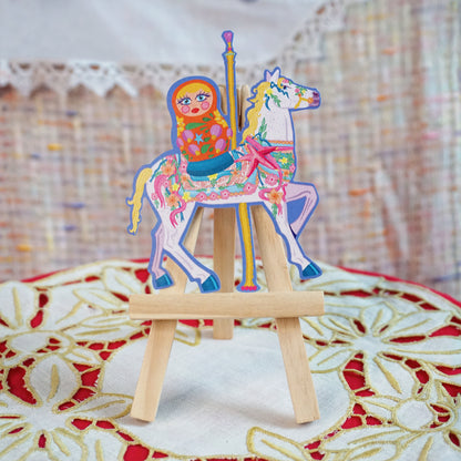 Carousel Doll Sticker