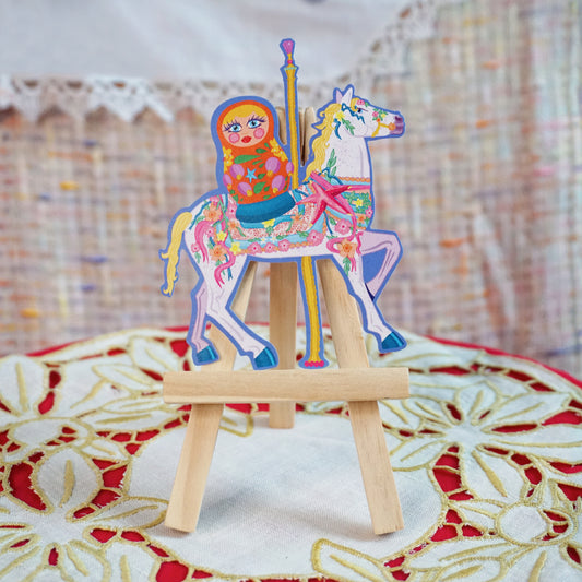 Carousel Doll Sticker