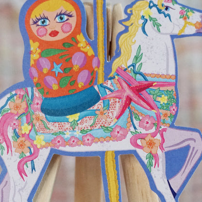 Carousel Doll Sticker