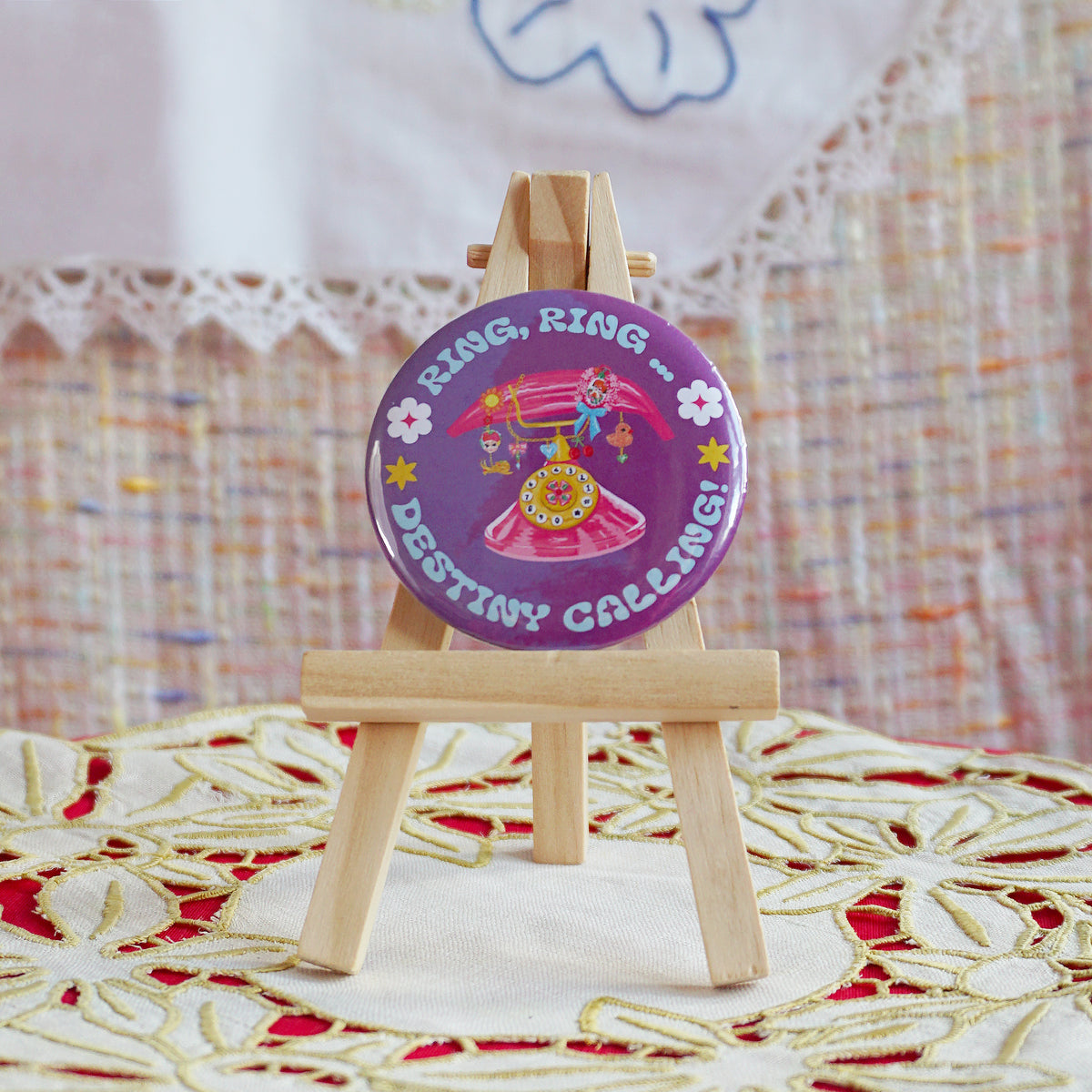 Ring Ring Destiny Calling Badge