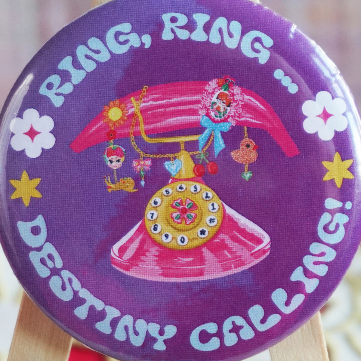 Ring Ring Destiny Calling Badge