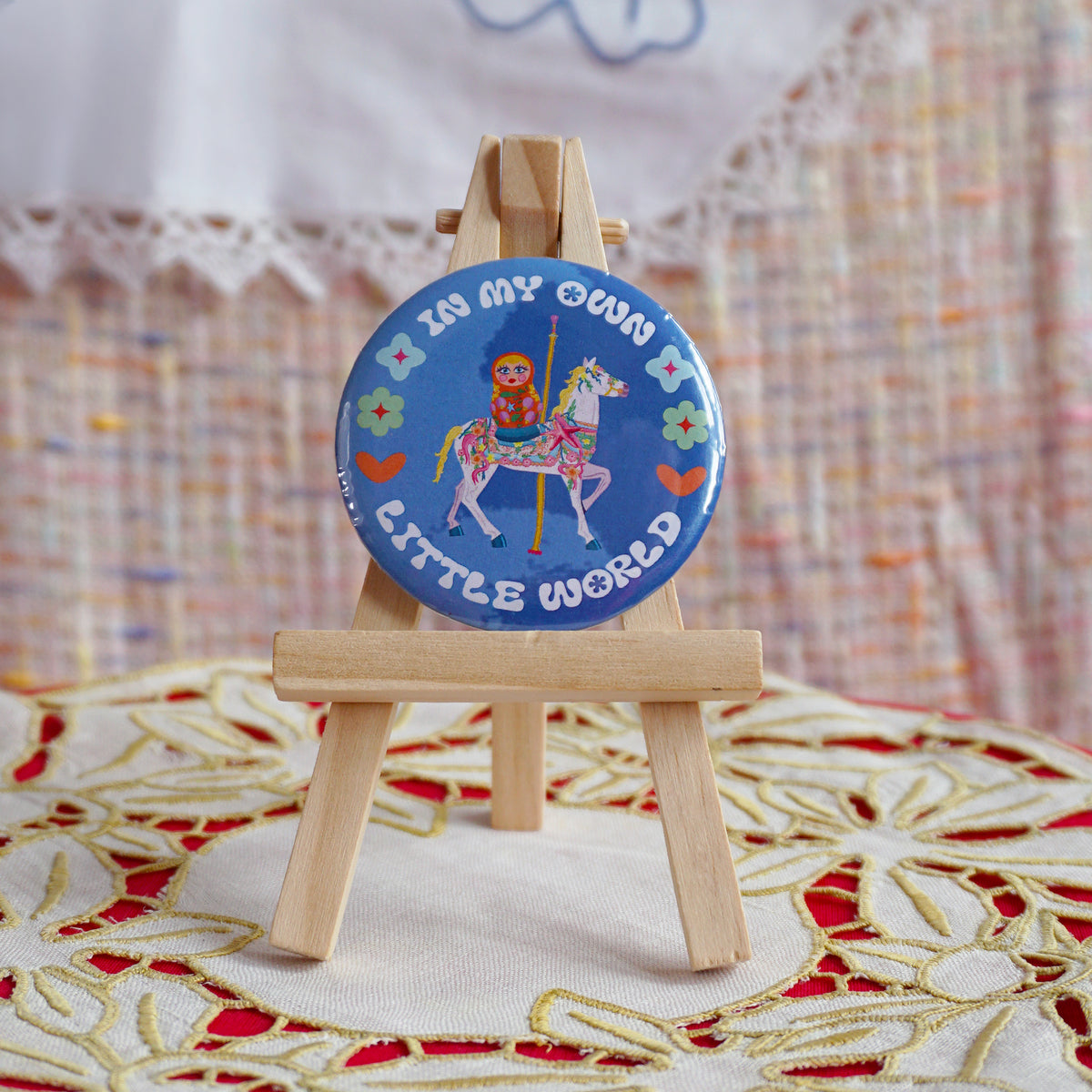 In My Own Little World Badge