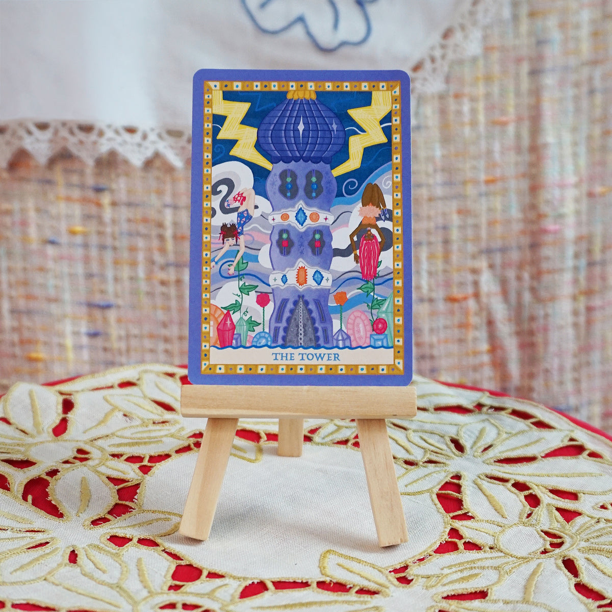 The Tower Tarot Sticker