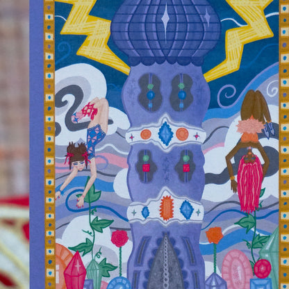 The Tower Tarot Sticker